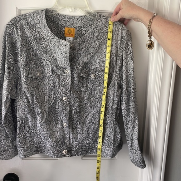 Ruby Rd. Snake Print Jacket - Picture 9 of 9